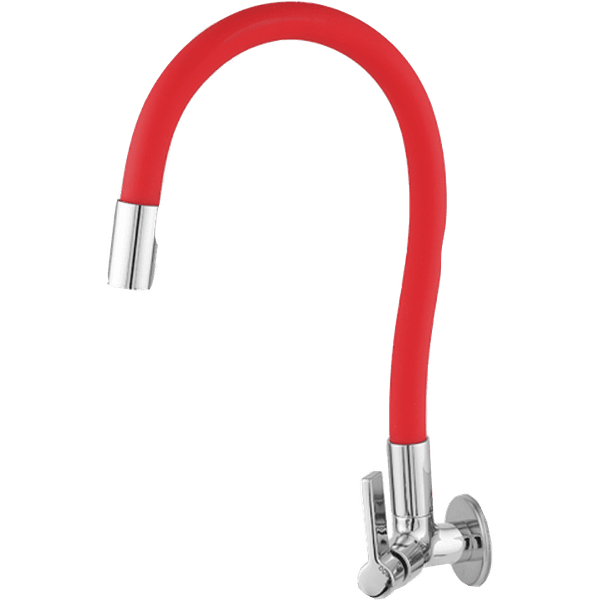 TORNEIRA PIA 1162 C-63 VERMELHA PAREDE 14 VOLTA COD 0414 METAL TECH